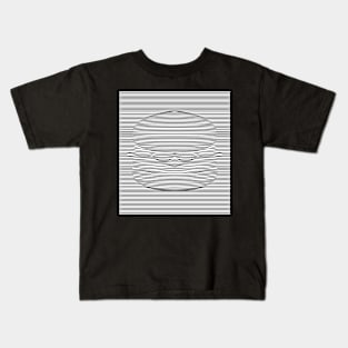 Optical Illusion Burger Kids T-Shirt